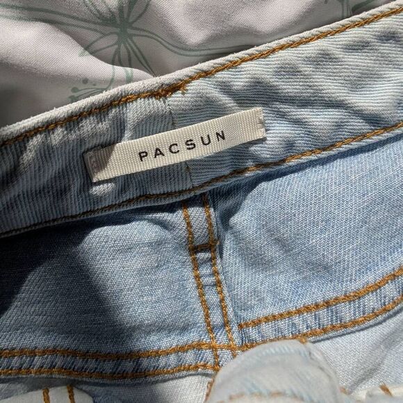 Pacsun Eco Hopper Patch Color Block Mom Jeans 26 - Picture 8 of 8